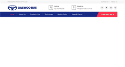 Desktop Screenshot of daewoobus.com.pk