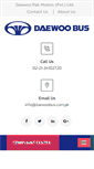 Mobile Screenshot of daewoobus.com.pk